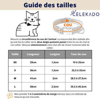 Collier Chat Personnalisé Prénom - Collier Chat Personnalisé Prénom