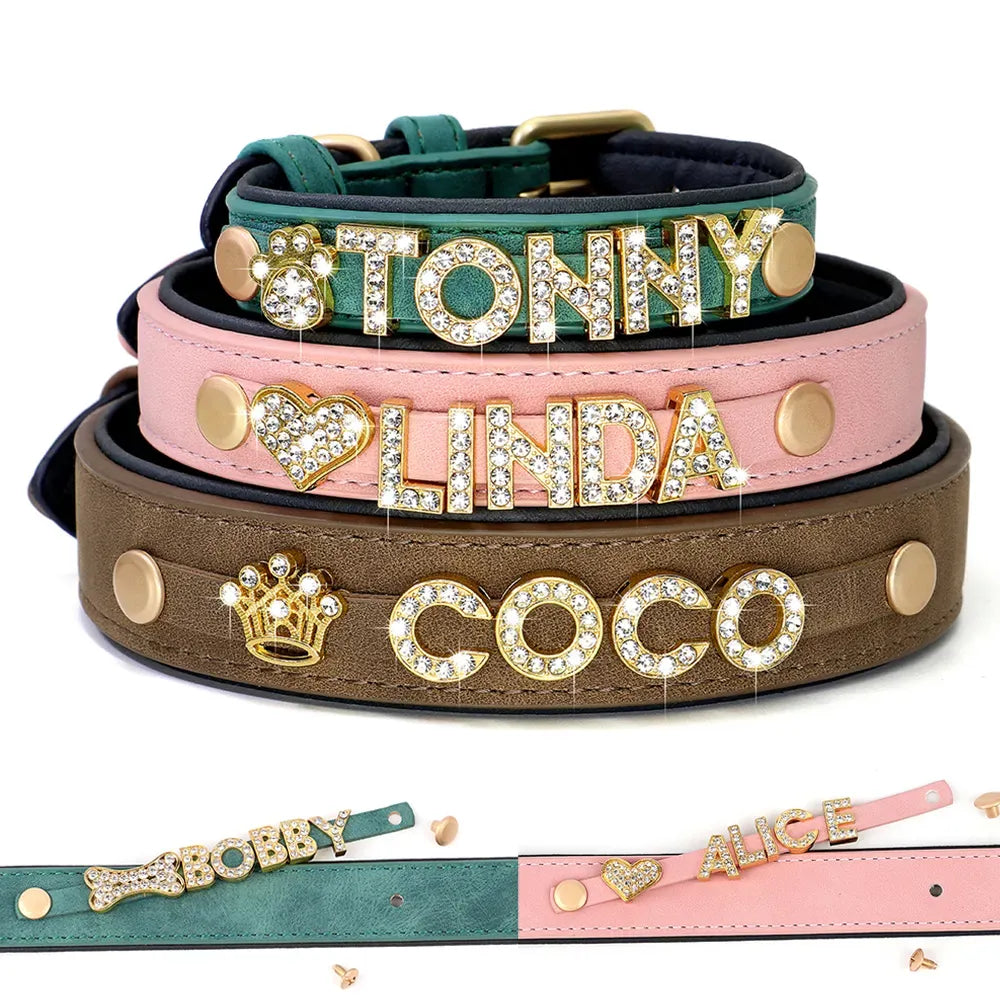 Collier Chien Strass - Collier Chien Strass