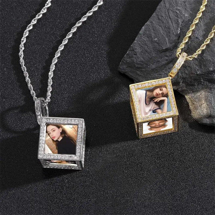 Collier Cube avec Photos
