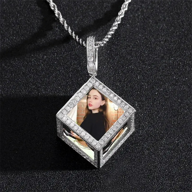 Collier Cube avec Photos