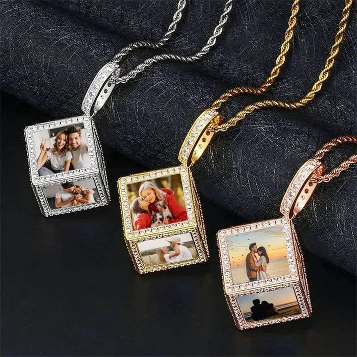 Collier Cube avec Photos