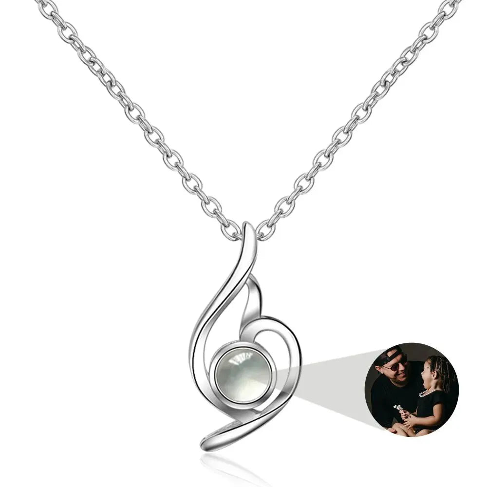 Collier Médaillon Photo Femme Argent