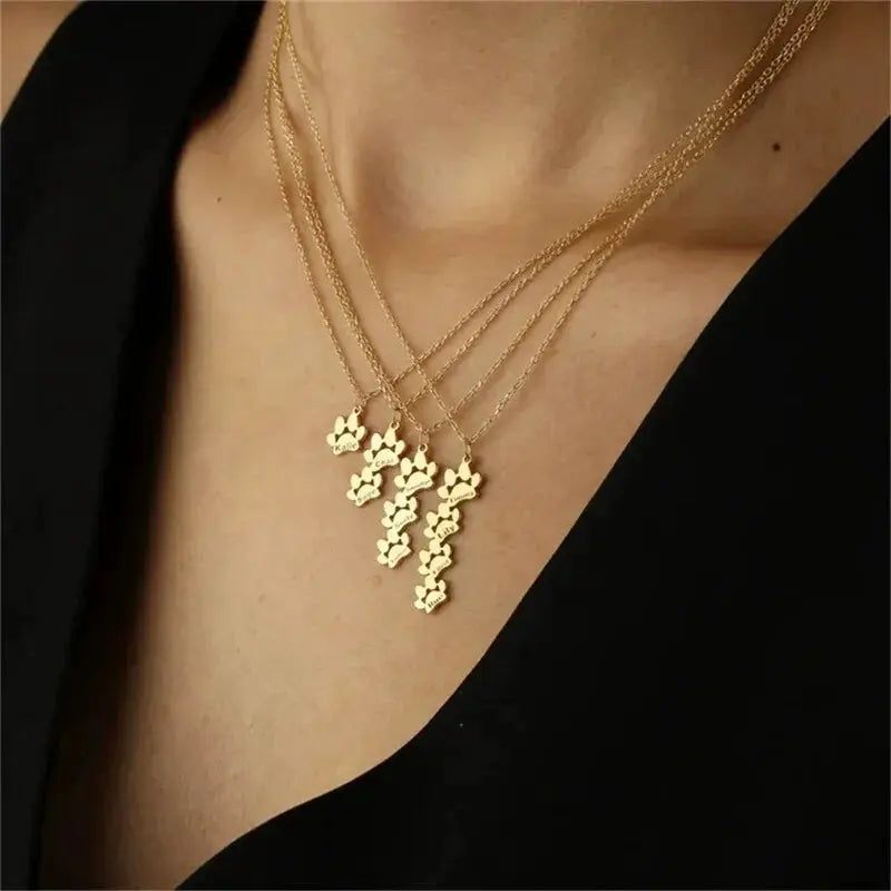 Collier Patte Gravure Personnalisée