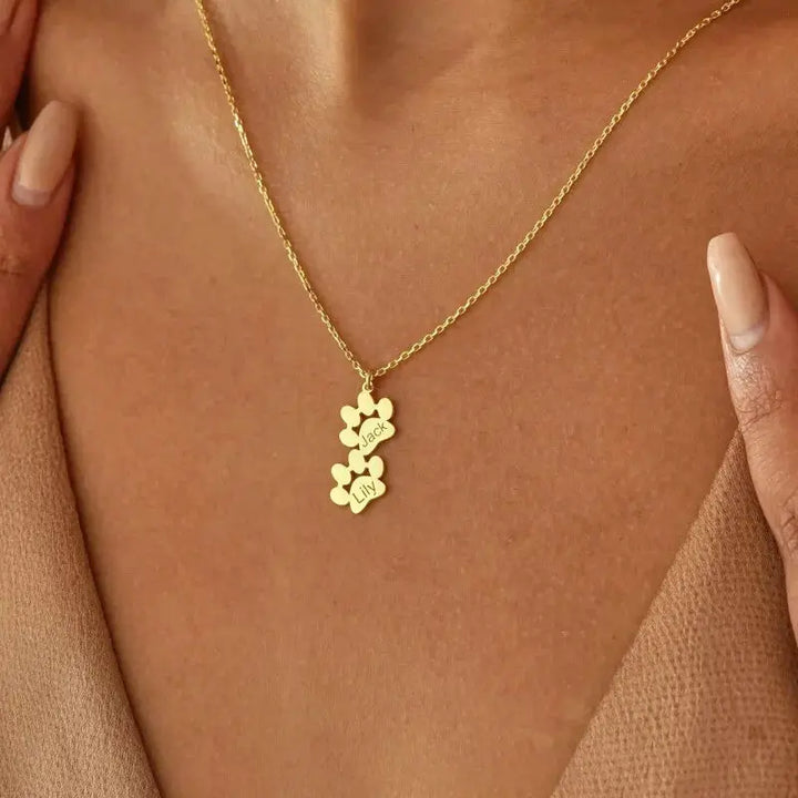 Collier Patte Gravure Personnalisée