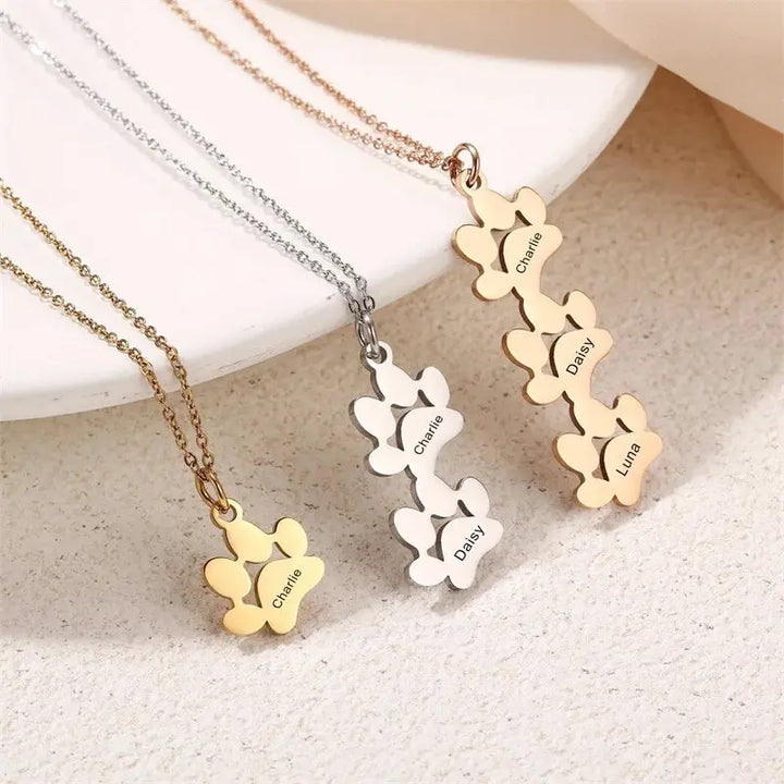 Collier Patte Gravure Personnalisée