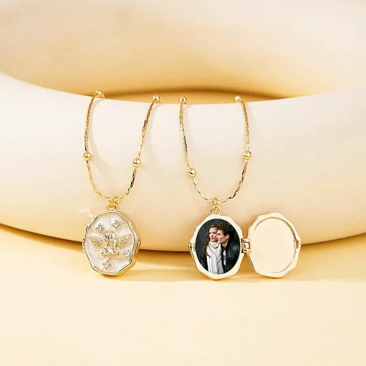 Collier Pendentif avec Photo à L'Intérieur 1