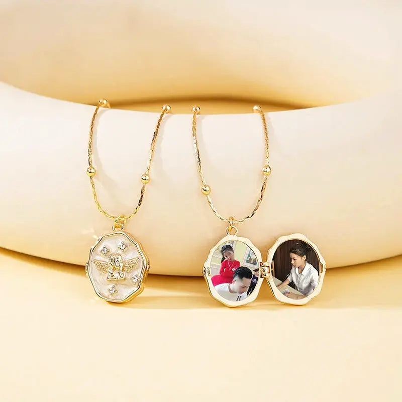 Collier Pendentif avec Photo à L'Intérieur 2