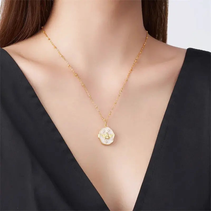 Collier Pendentif avec Photo à L'Intérieur