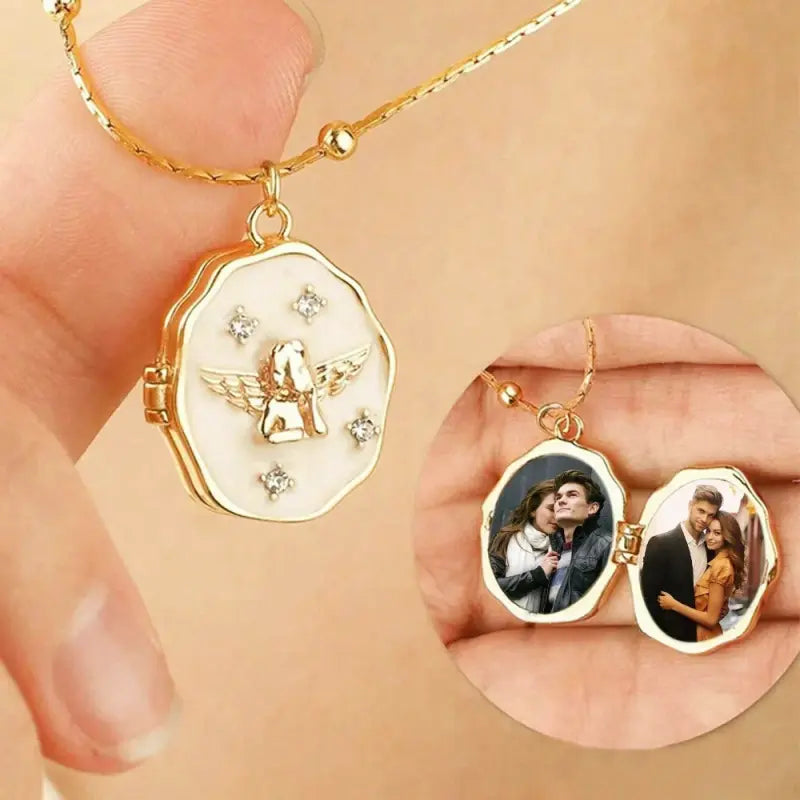 Collier Pendentif avec Photo à L'Intérieur