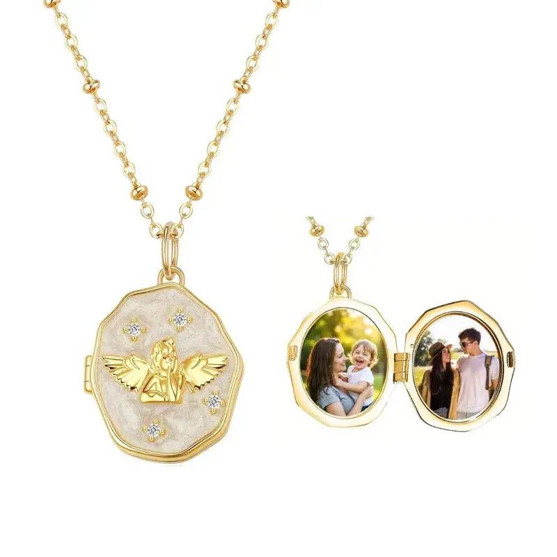 Collier Pendentif avec Photo à L'Intérieur