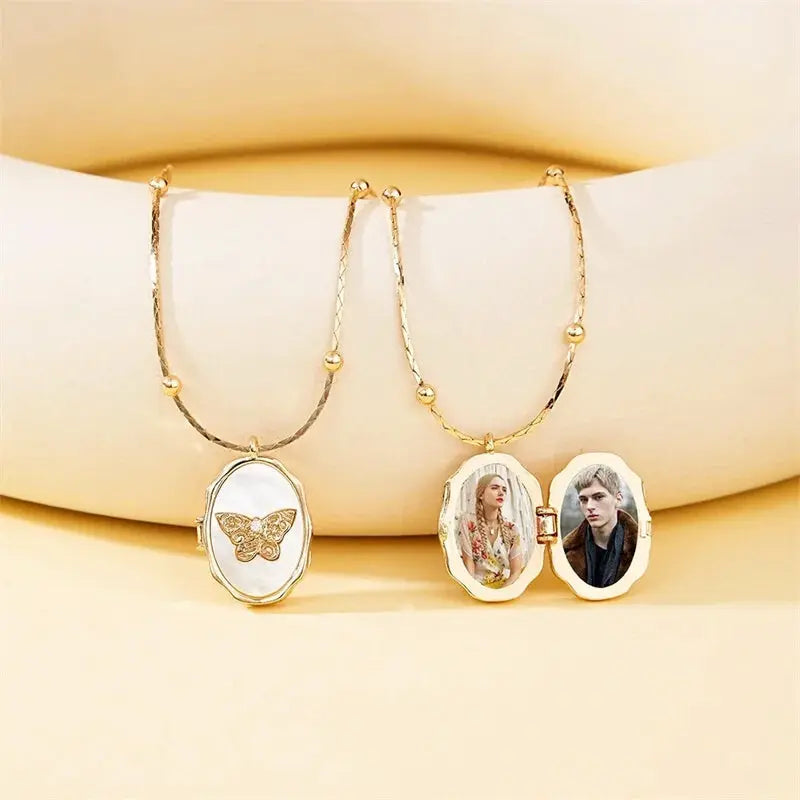 Collier Pendentif Porte Photo 2