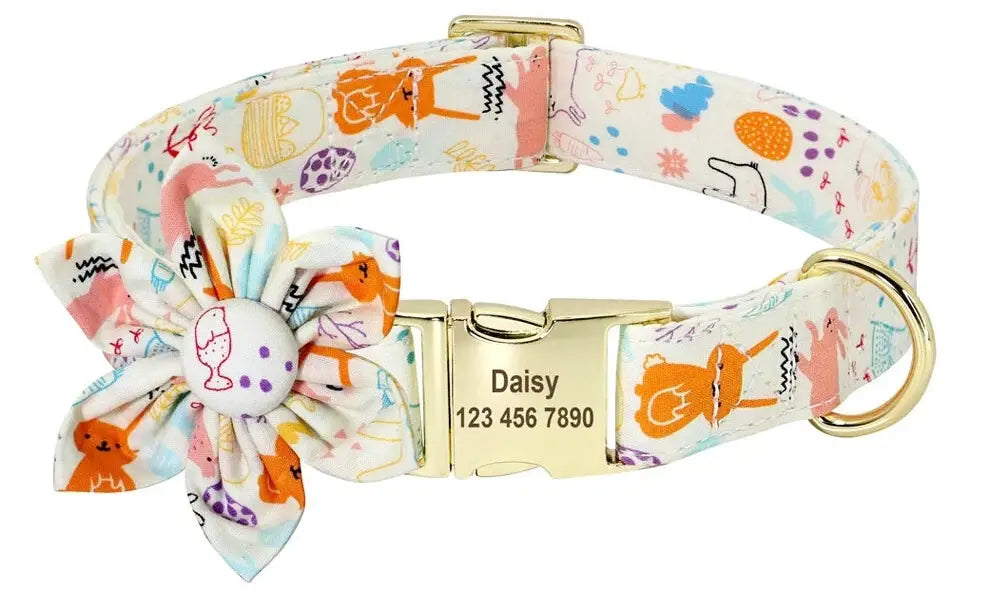 Collier Personnalisé Animaux Blanc