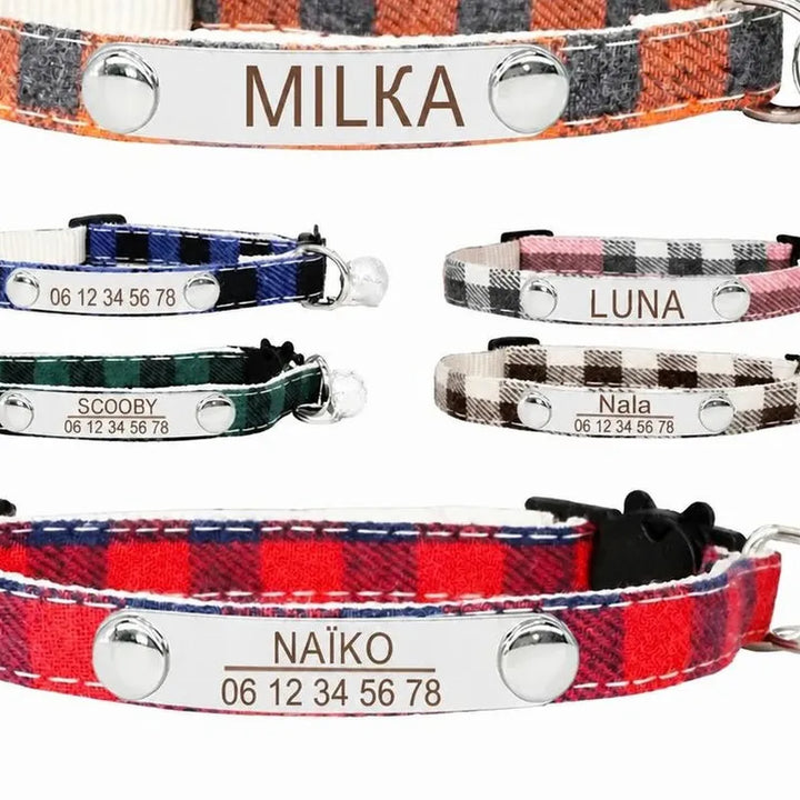 Collier Personnalisé pour Chat