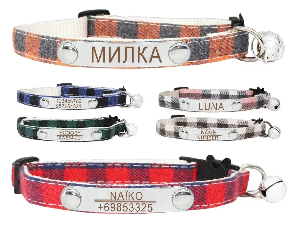 Collier Personnalisé pour Chat
