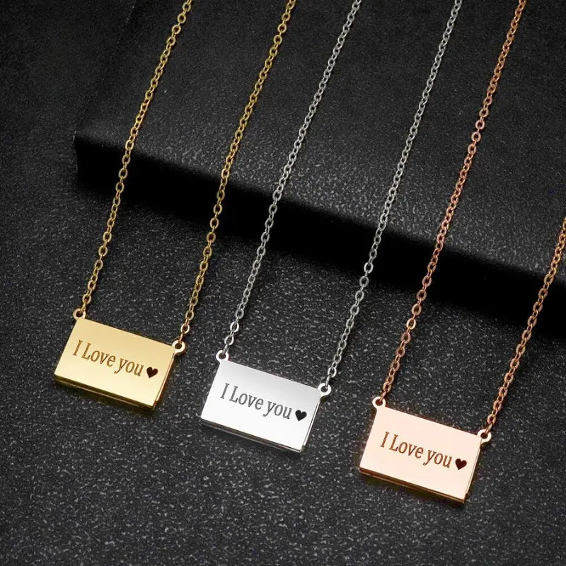 Collier Photo Gravure