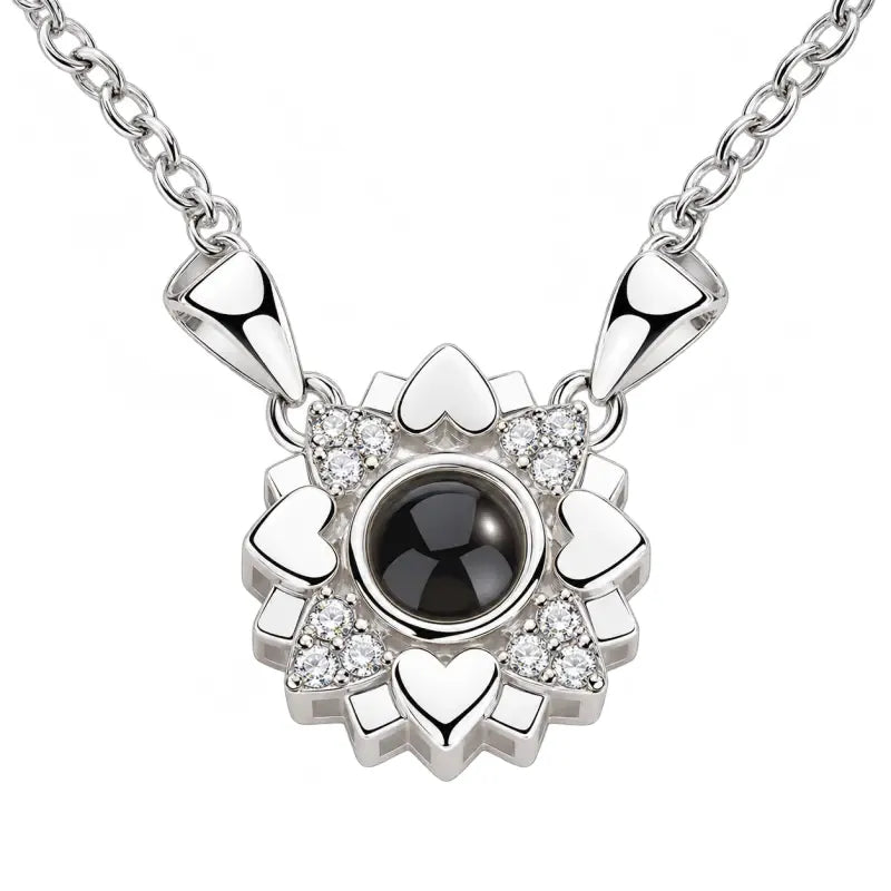 Collier Photo Personnalisable Argent