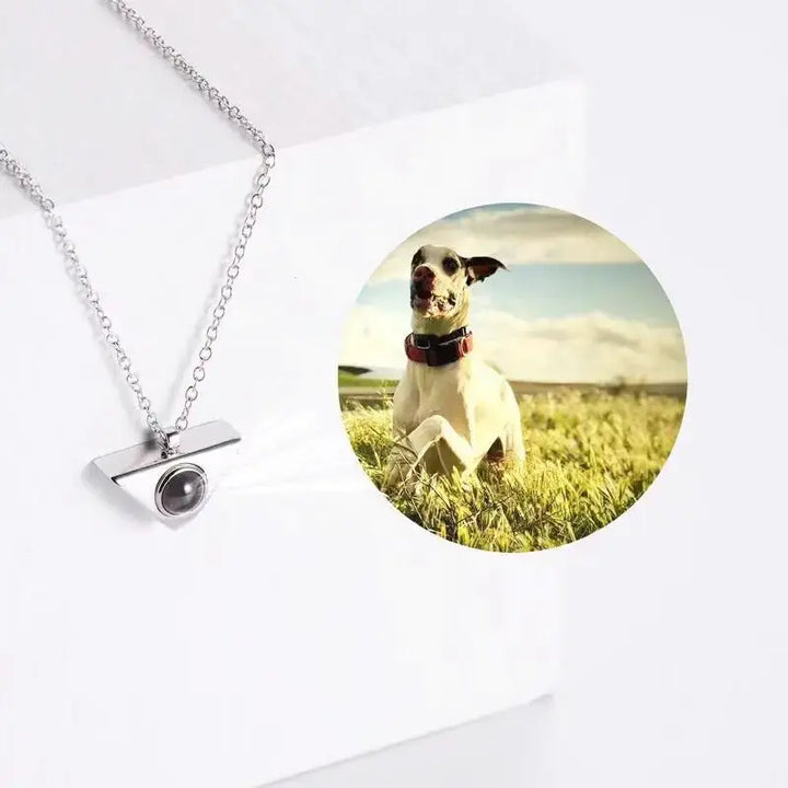 Collier Projection avec Photo Argent