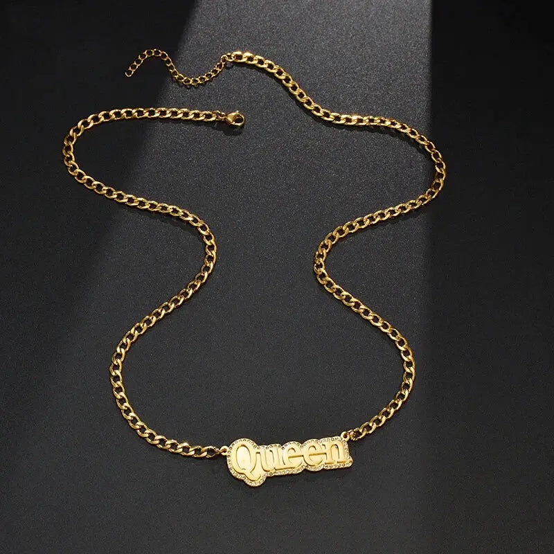 Collier Rappeur Bling Bling Personnalisable