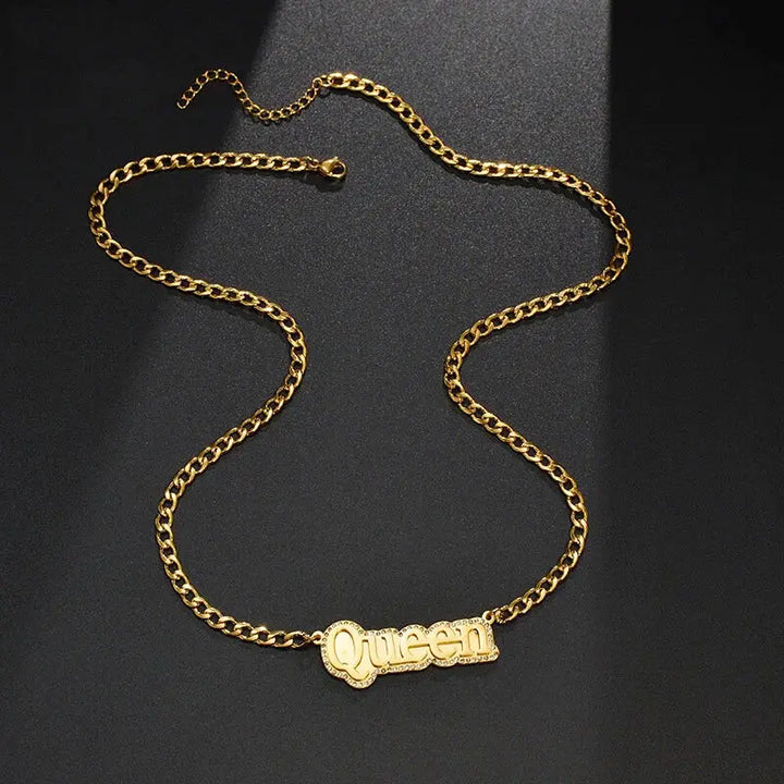 Collier Rappeur Bling Bling Personnalisable