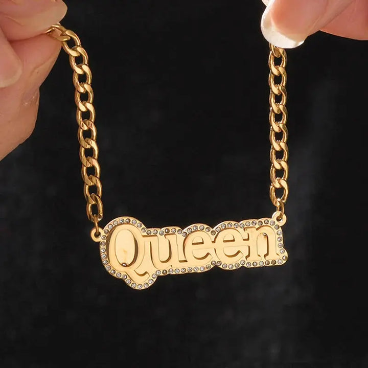 Collier Rappeur Bling Bling Personnalisable