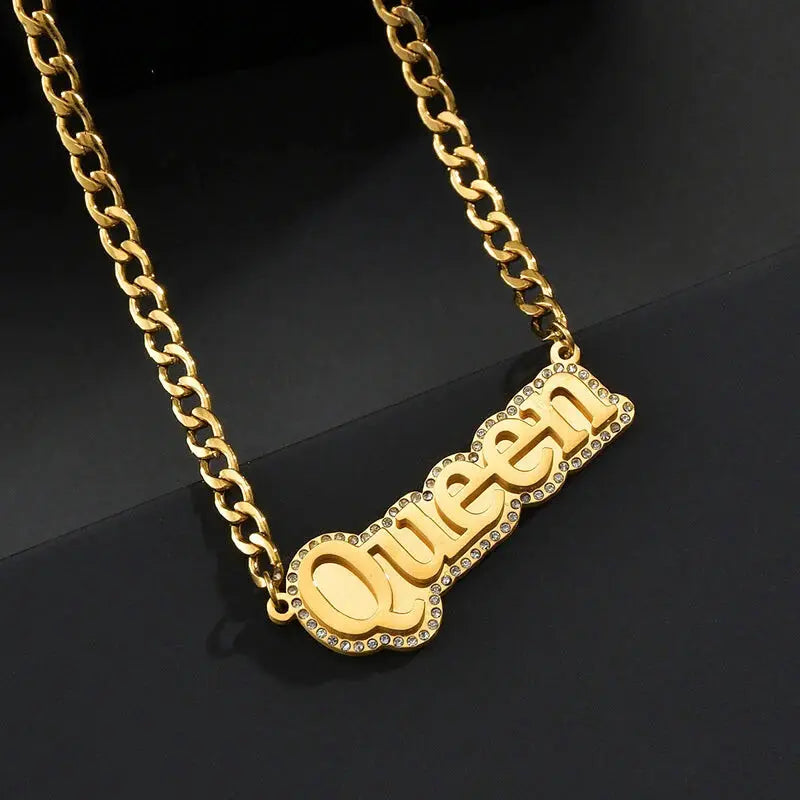 Collier Rappeur Bling Bling Personnalisable