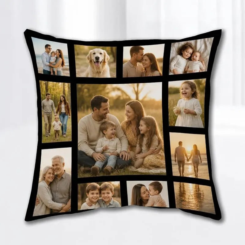 Coussin avec Photos Personnalisées