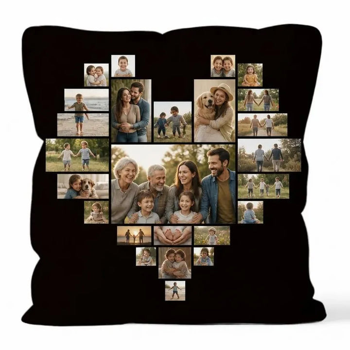 Coussin Coeur Personnalisé
