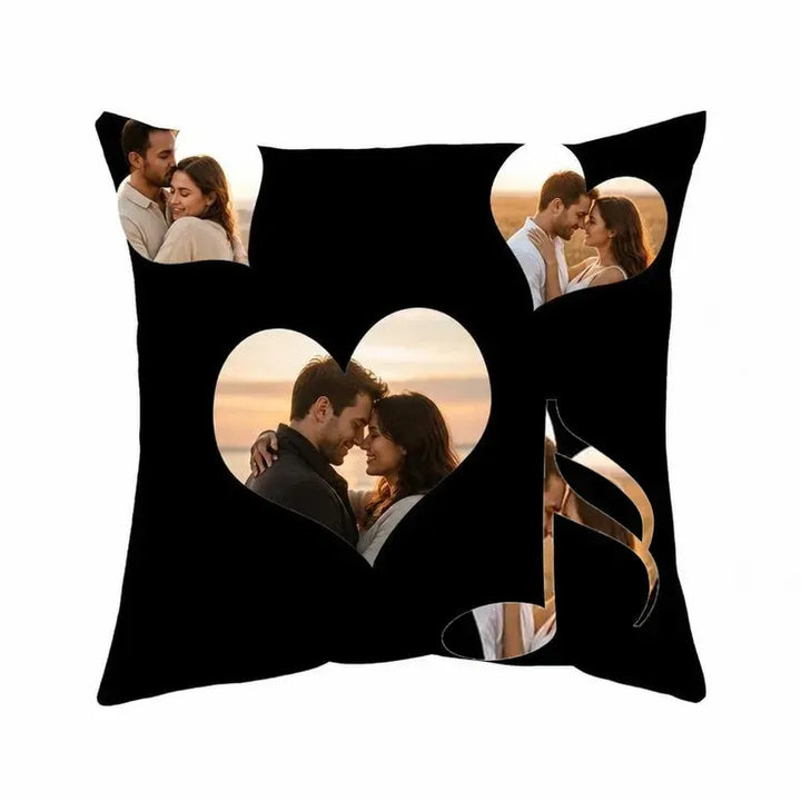 Coussin en Coeur Personnalisé