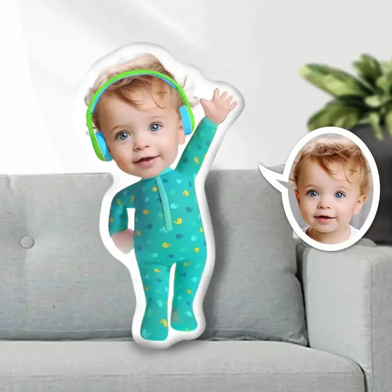 Coussin Enfant Personnalisé Casque