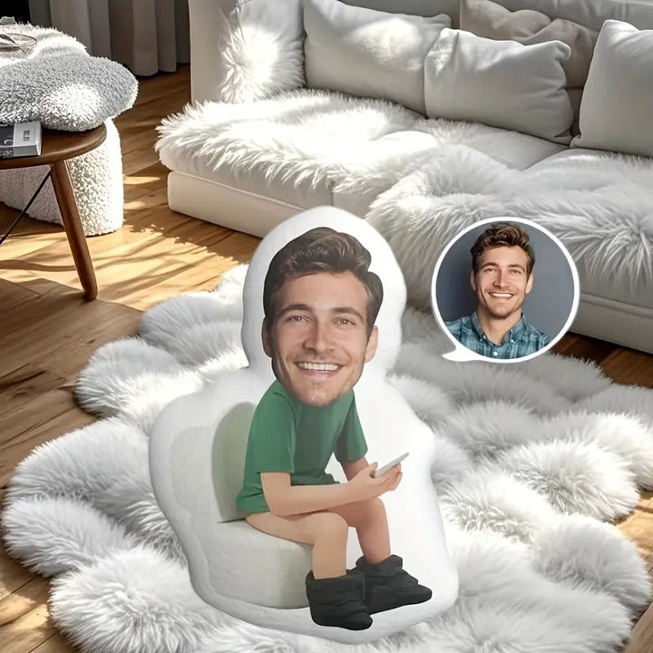 Coussin Personnalisé Toilette