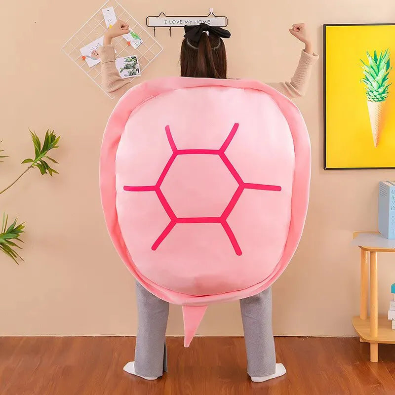 Coussin Tortue - Rose / 100cm - Adulte