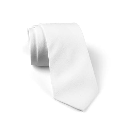 Cravate Personnalisée avec Photo - Blanc