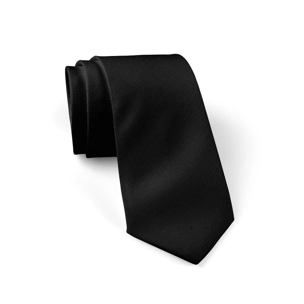 Cravate Personnalisée avec Photo - Noir