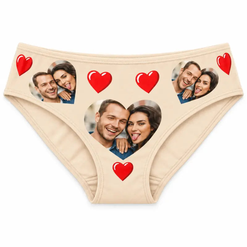 Culotte Personnalisée Photo Beige