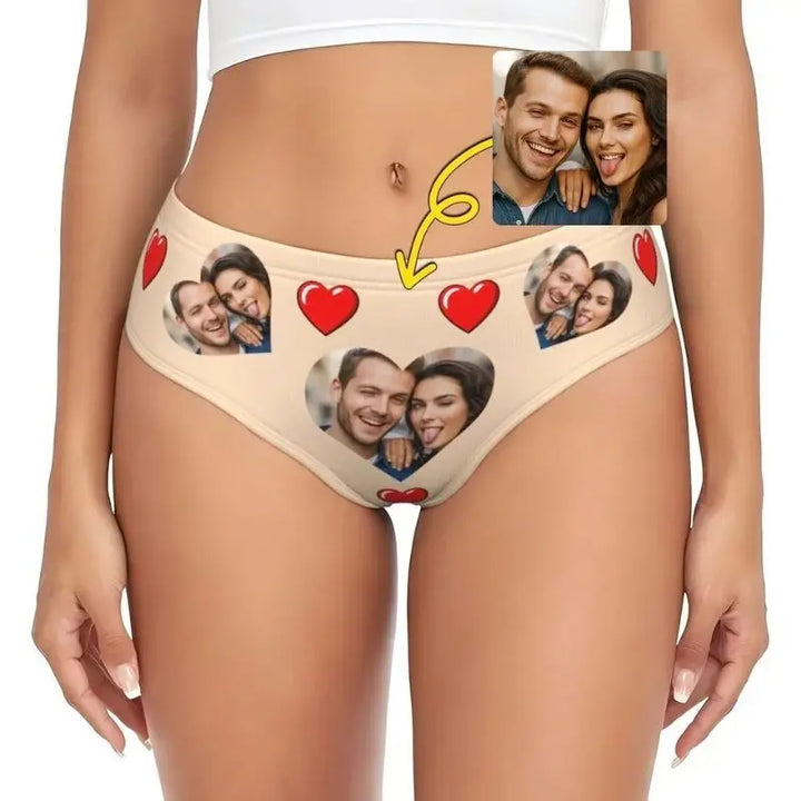 Culotte Personnalisée Photo Beige
