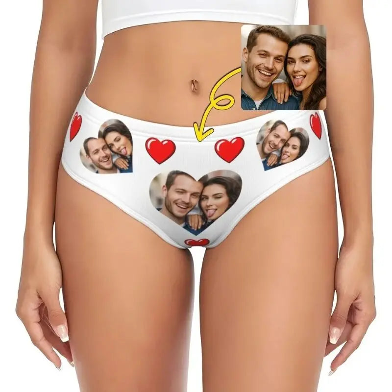 Culotte Personnalisée Photo Blanc