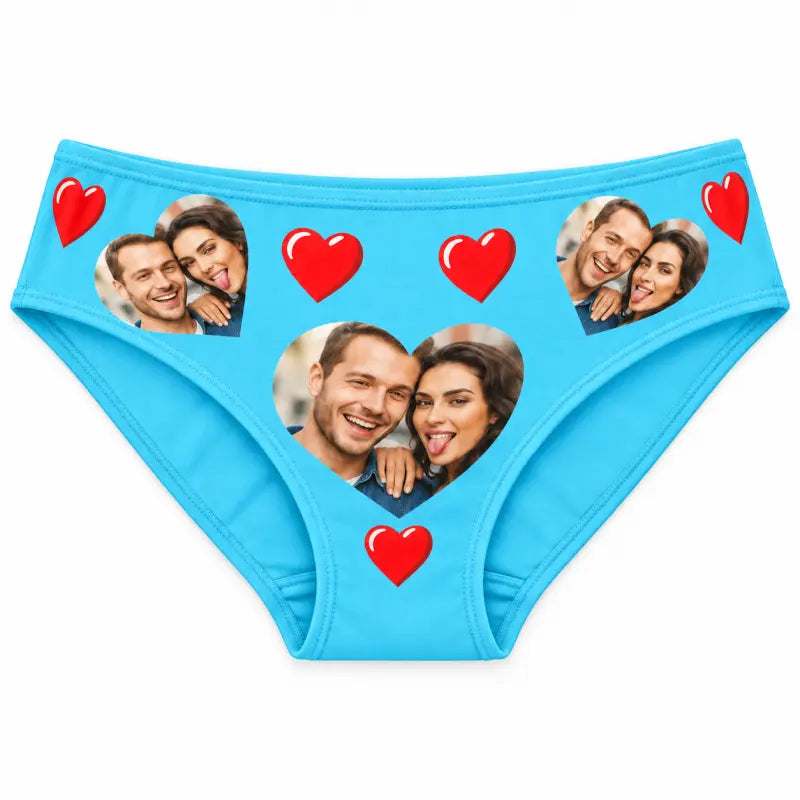 Culotte Personnalisée Photo Bleu Ciel