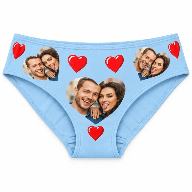 Culotte Personnalisée Photo Bleu
