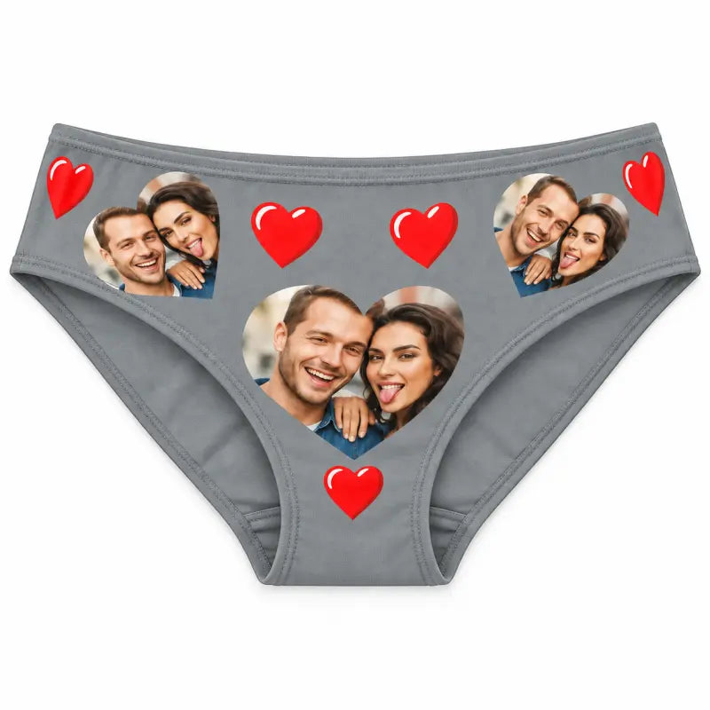 Culotte Personnalisée Photo Gris
