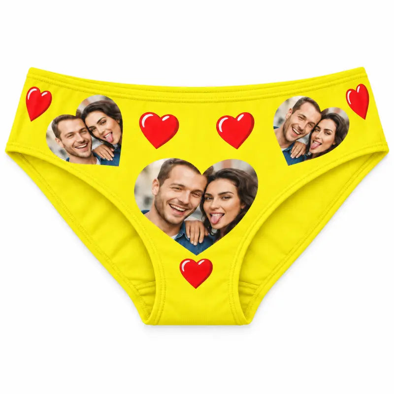 Culotte Personnalisée Photo Jaune