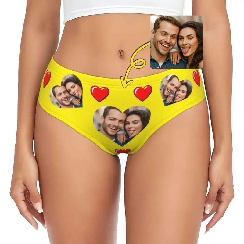 Culotte Personnalisée Photo Jaune
