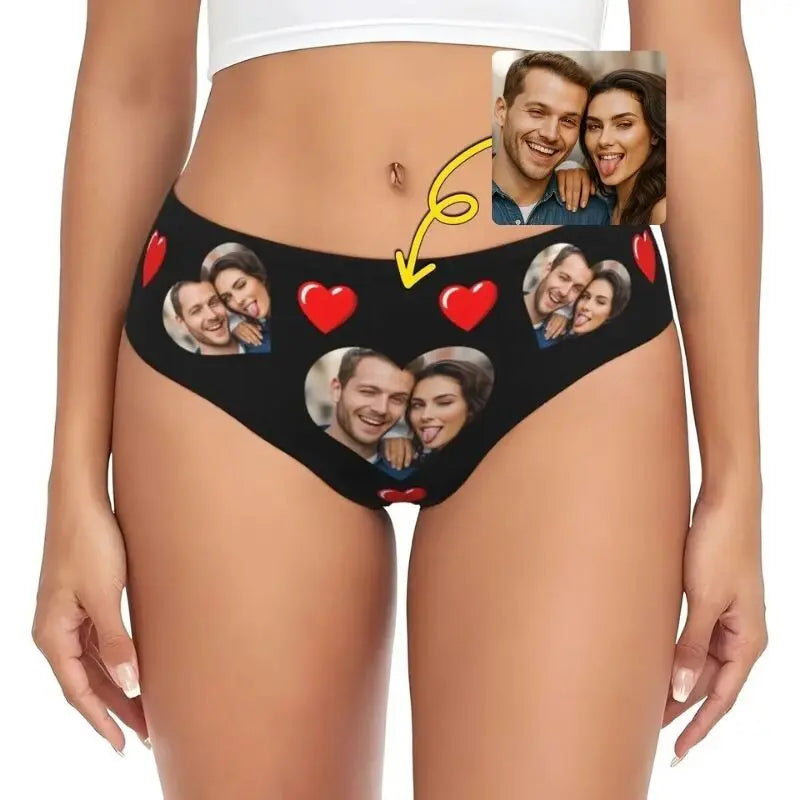 Culotte Personnalisée Photo Noir