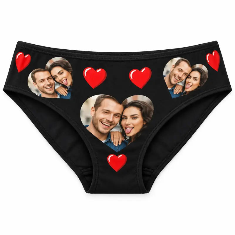 Culotte Personnalisée Photo Noir