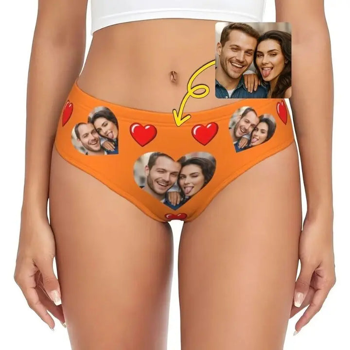 Culotte Personnalisée Photo Orange
