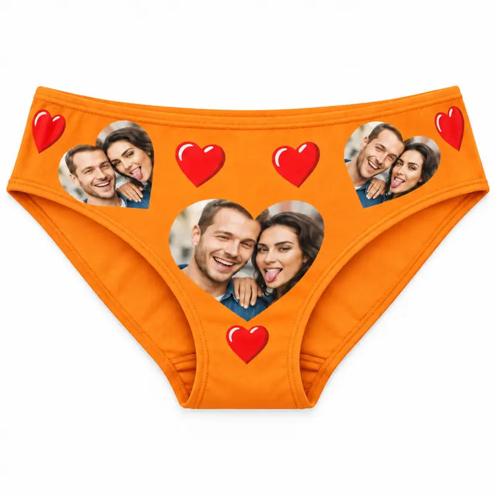 Culotte Personnalisée Photo Orange