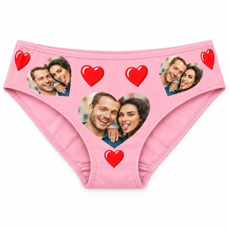 Culotte Personnalisée Photo Rose