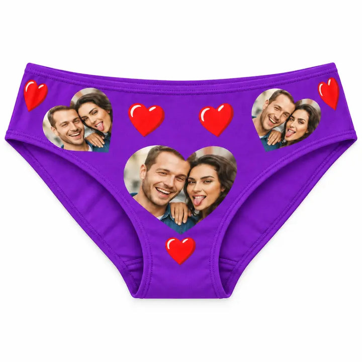 Culotte Personnalisée Photo Violet