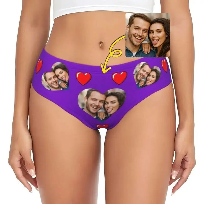 Culotte Personnalisée Photo Violet