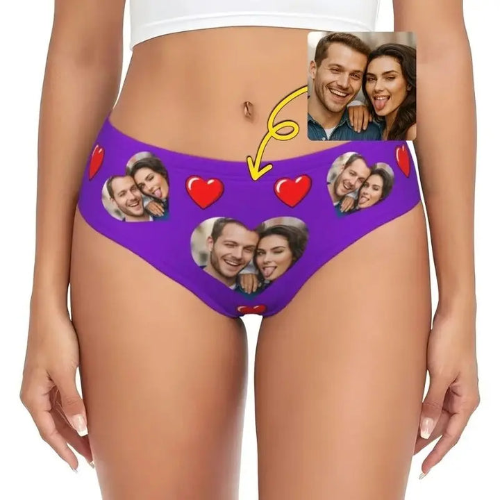 Culotte Personnalisée Photo Violet