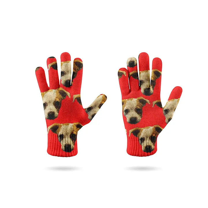 Gants Personnalisés Rouge